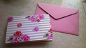 花柄のカード＆封筒セット